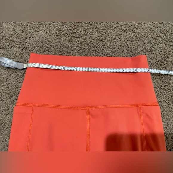 Vuori Womens XXS Studio Pocket Leggings VW446 High Rise 4 Way Stretch Grapefruit - Picture 11 of 13